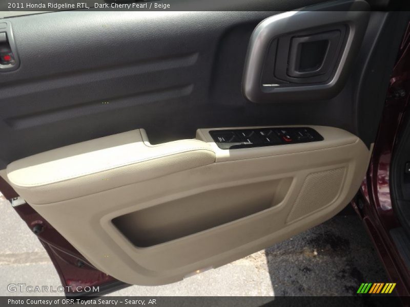 Dark Cherry Pearl / Beige 2011 Honda Ridgeline RTL