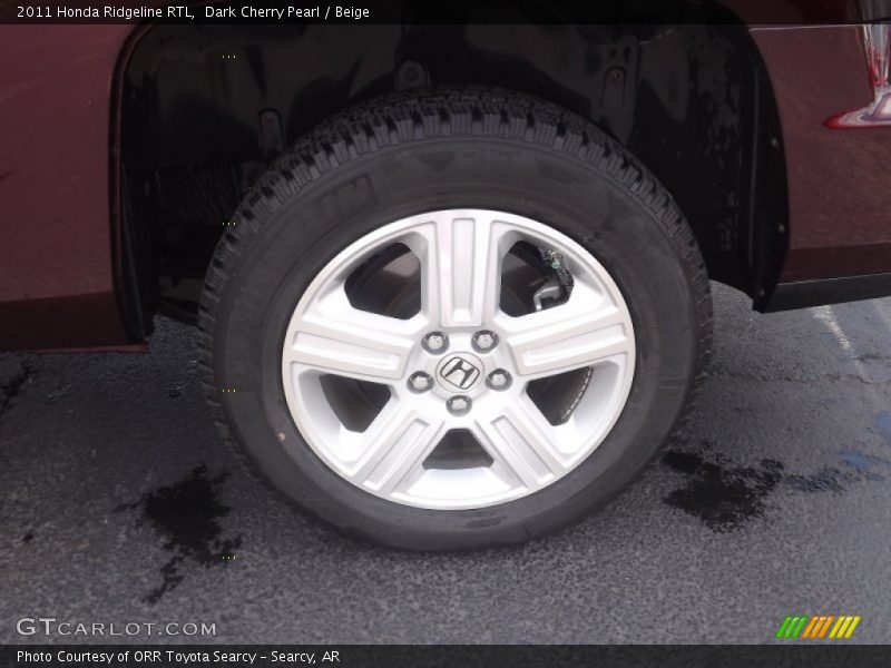 Dark Cherry Pearl / Beige 2011 Honda Ridgeline RTL