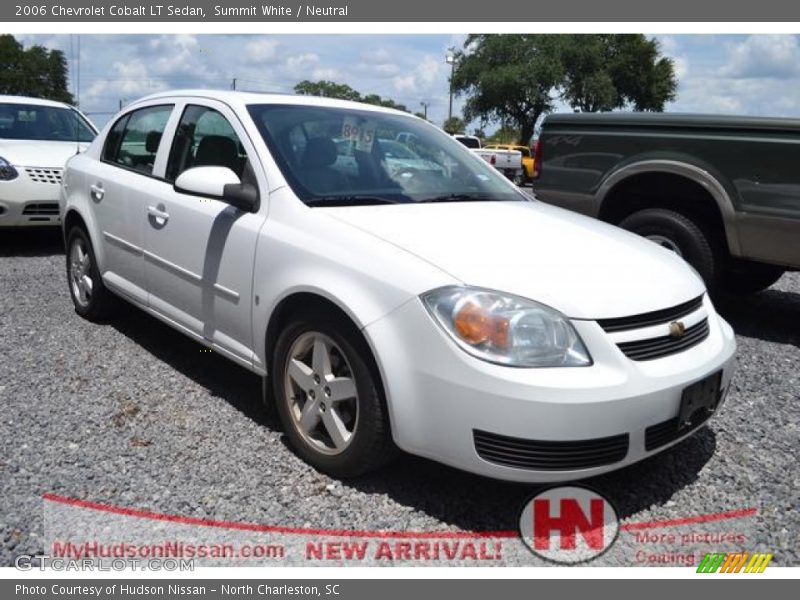 Summit White / Neutral 2006 Chevrolet Cobalt LT Sedan