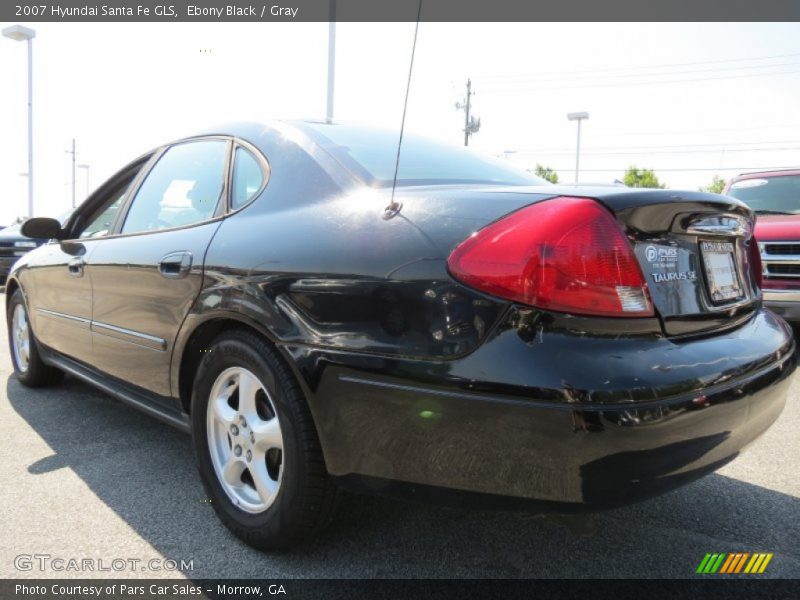 Ebony Black / Gray 2007 Hyundai Santa Fe GLS