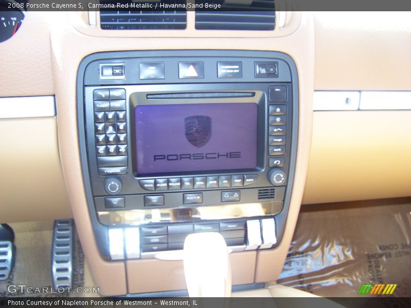 Carmona Red Metallic / Havanna/Sand Beige 2008 Porsche Cayenne S