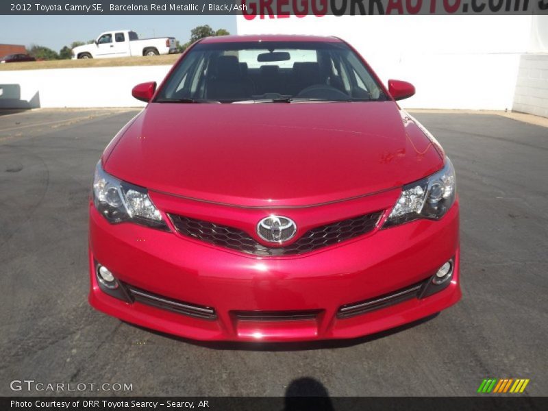 Barcelona Red Metallic / Black/Ash 2012 Toyota Camry SE