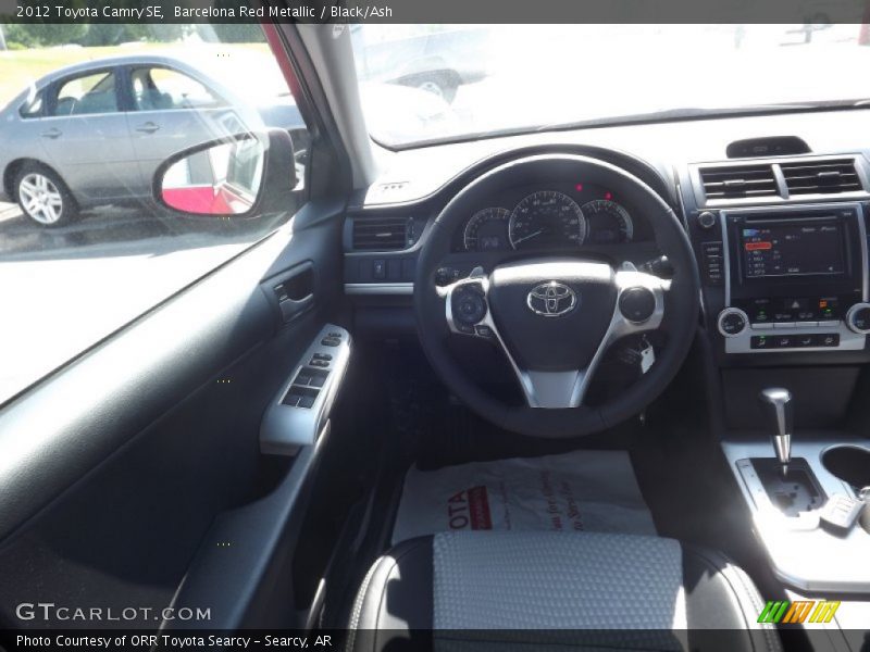 Barcelona Red Metallic / Black/Ash 2012 Toyota Camry SE