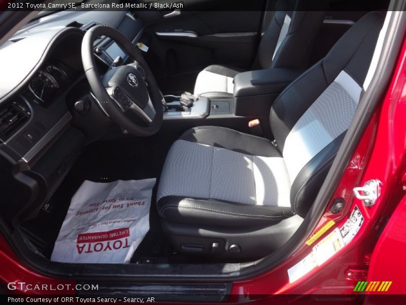 Barcelona Red Metallic / Black/Ash 2012 Toyota Camry SE