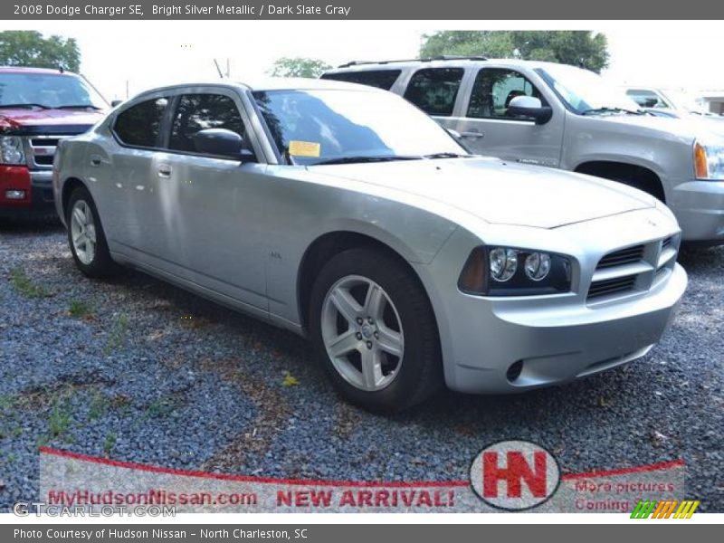 Bright Silver Metallic / Dark Slate Gray 2008 Dodge Charger SE