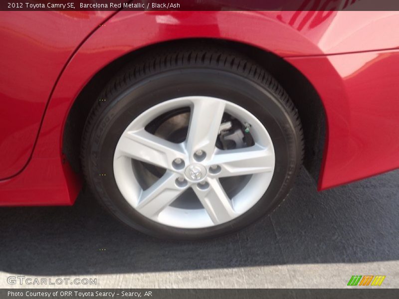 Barcelona Red Metallic / Black/Ash 2012 Toyota Camry SE