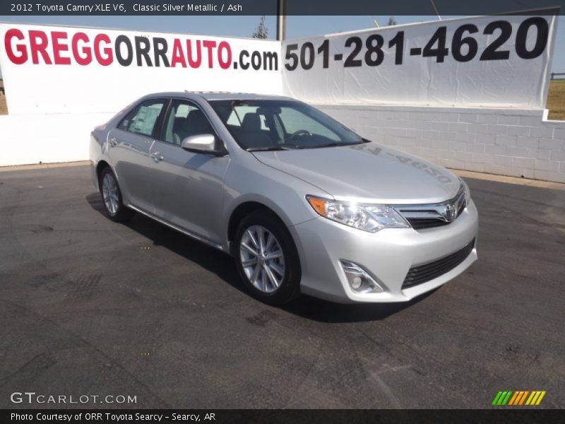 Classic Silver Metallic / Ash 2012 Toyota Camry XLE V6