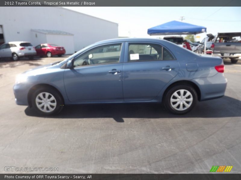 Tropical Sea Metallic / Bisque 2012 Toyota Corolla