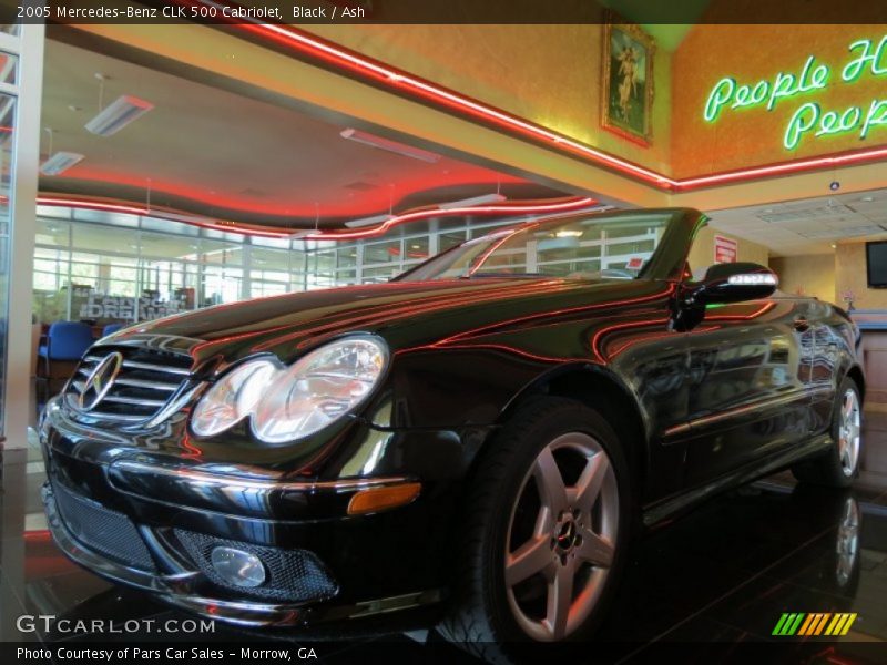 Black / Ash 2005 Mercedes-Benz CLK 500 Cabriolet