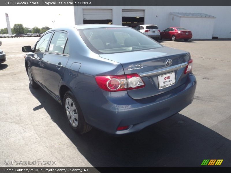 Tropical Sea Metallic / Bisque 2012 Toyota Corolla