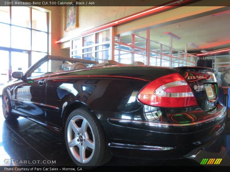 Black / Ash 2005 Mercedes-Benz CLK 500 Cabriolet