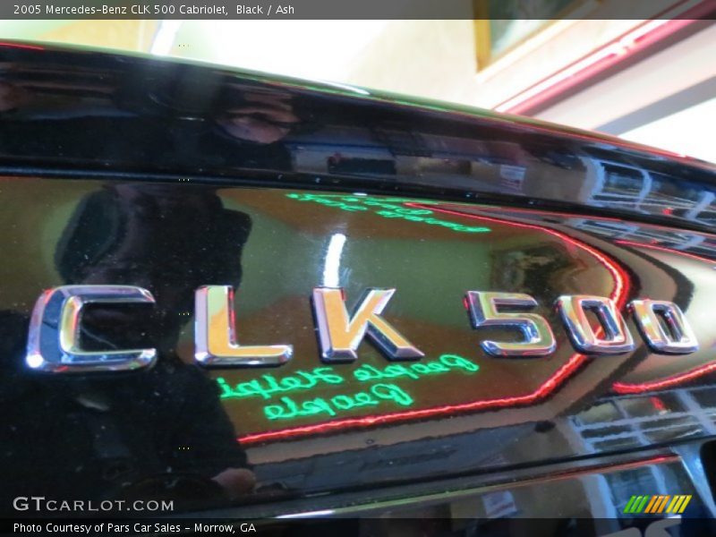 Black / Ash 2005 Mercedes-Benz CLK 500 Cabriolet