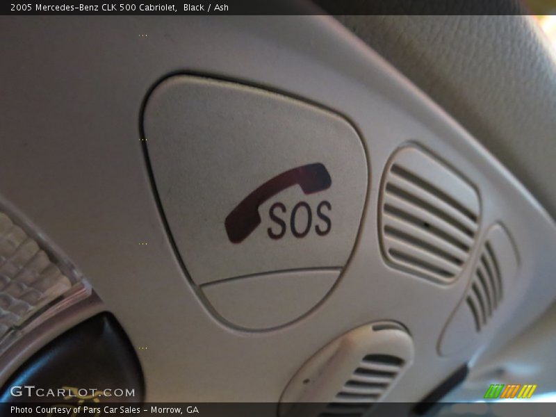 Black / Ash 2005 Mercedes-Benz CLK 500 Cabriolet