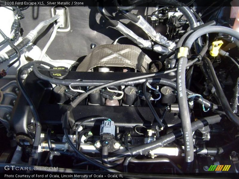Silver Metallic / Stone 2008 Ford Escape XLS