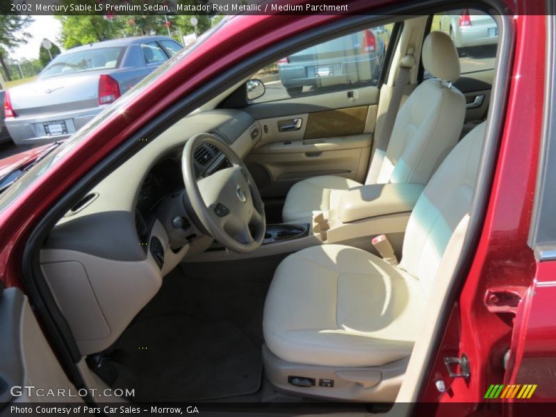 Matador Red Metallic / Medium Parchment 2002 Mercury Sable LS Premium Sedan