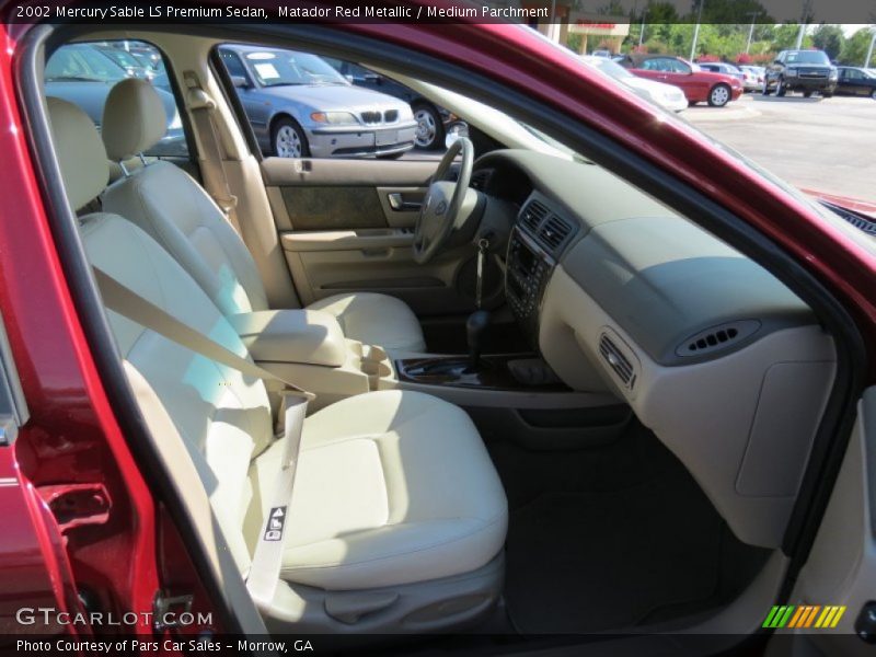 Matador Red Metallic / Medium Parchment 2002 Mercury Sable LS Premium Sedan
