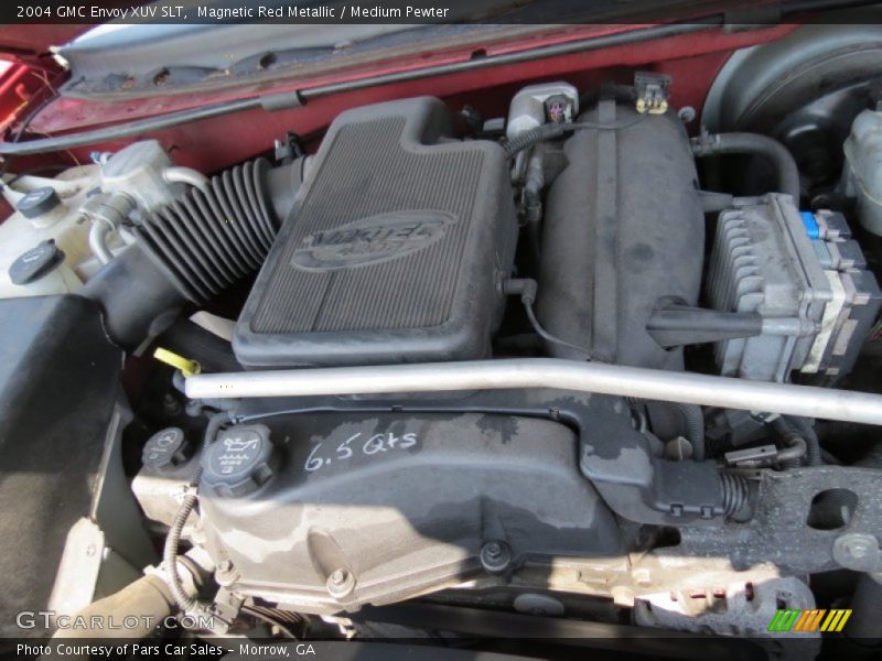 Magnetic Red Metallic / Medium Pewter 2004 GMC Envoy XUV SLT