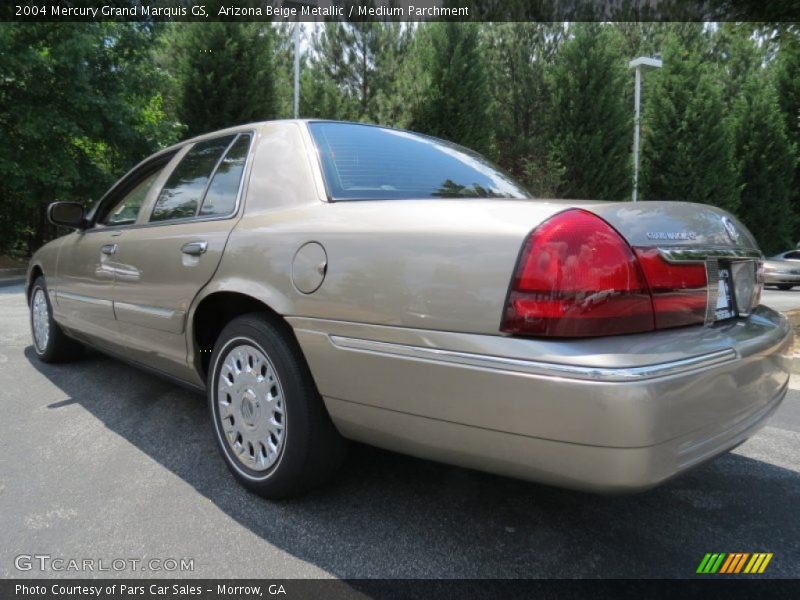 Arizona Beige Metallic / Medium Parchment 2004 Mercury Grand Marquis GS