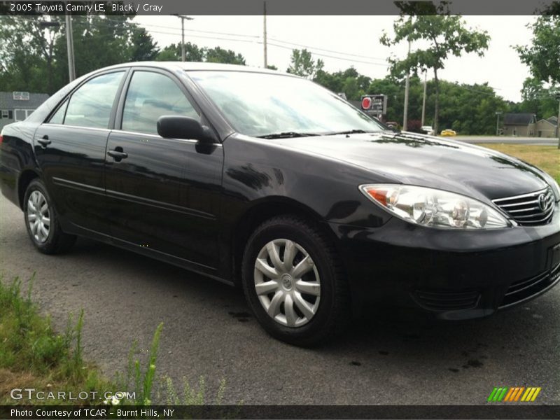 Black / Gray 2005 Toyota Camry LE