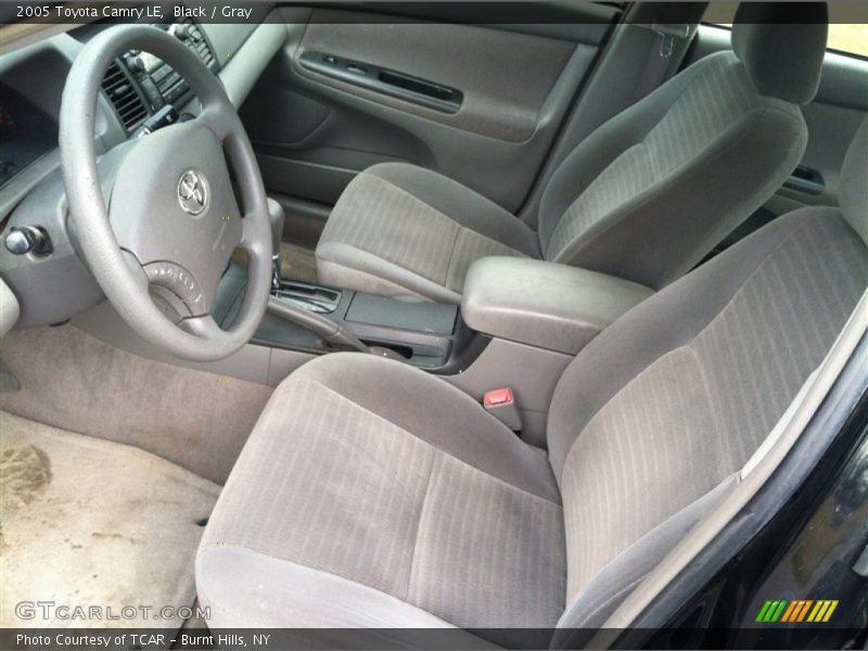 Black / Gray 2005 Toyota Camry LE