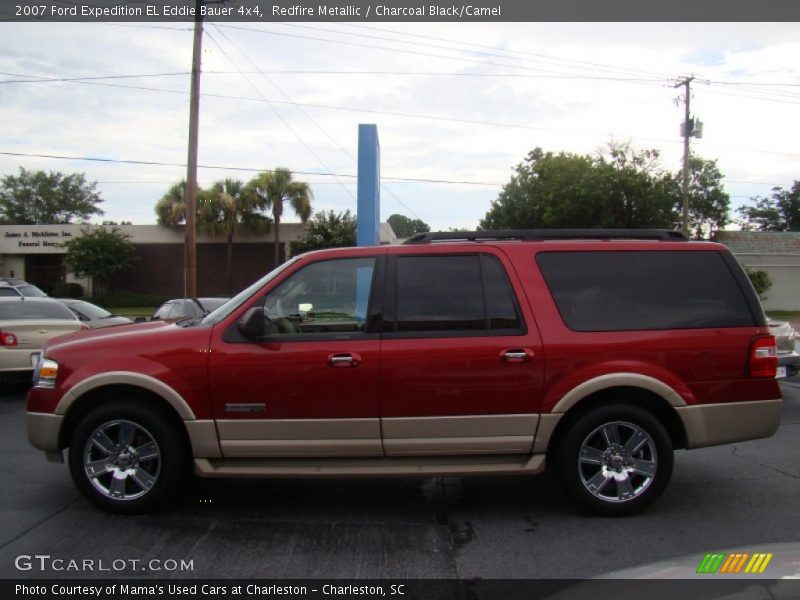 Redfire Metallic / Charcoal Black/Camel 2007 Ford Expedition EL Eddie Bauer 4x4