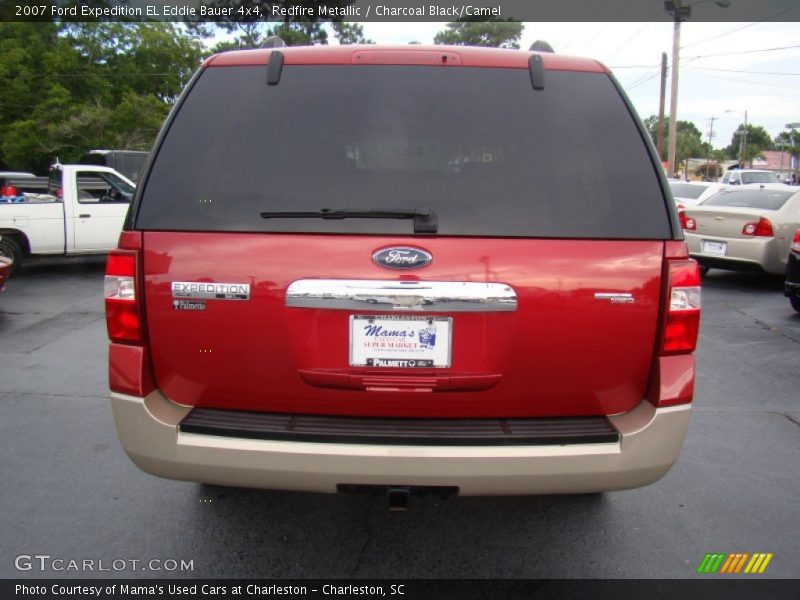 Redfire Metallic / Charcoal Black/Camel 2007 Ford Expedition EL Eddie Bauer 4x4