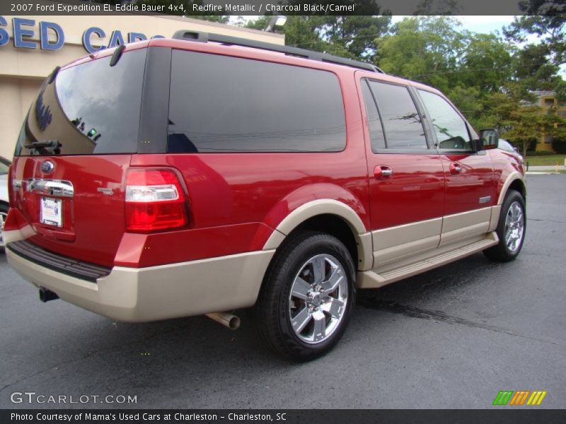 Redfire Metallic / Charcoal Black/Camel 2007 Ford Expedition EL Eddie Bauer 4x4