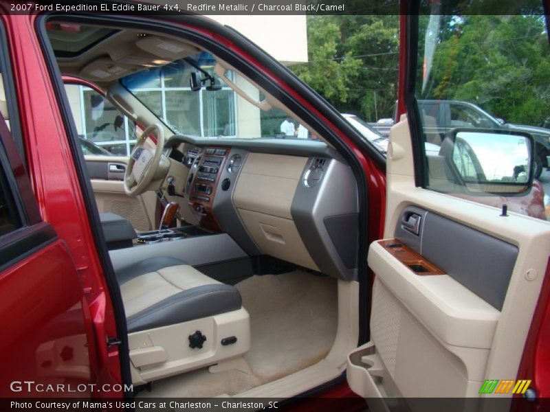 Redfire Metallic / Charcoal Black/Camel 2007 Ford Expedition EL Eddie Bauer 4x4