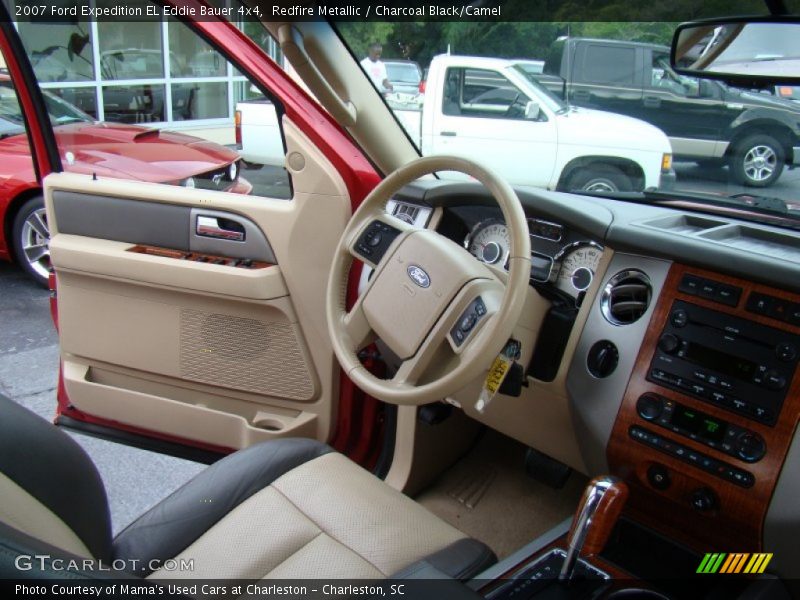 Redfire Metallic / Charcoal Black/Camel 2007 Ford Expedition EL Eddie Bauer 4x4