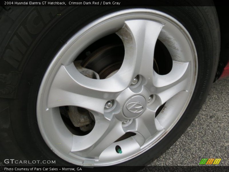 Crimson Dark Red / Dark Gray 2004 Hyundai Elantra GT Hatchback