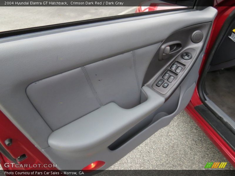 Crimson Dark Red / Dark Gray 2004 Hyundai Elantra GT Hatchback