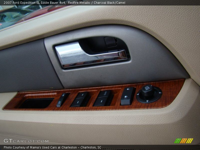 Redfire Metallic / Charcoal Black/Camel 2007 Ford Expedition EL Eddie Bauer 4x4