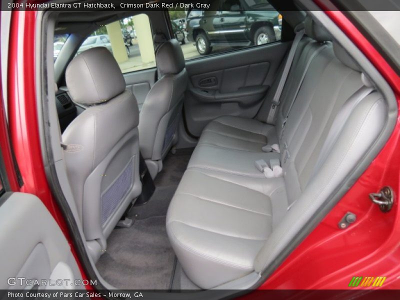 Crimson Dark Red / Dark Gray 2004 Hyundai Elantra GT Hatchback
