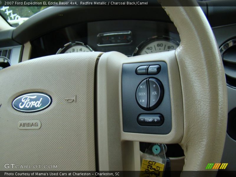 Redfire Metallic / Charcoal Black/Camel 2007 Ford Expedition EL Eddie Bauer 4x4