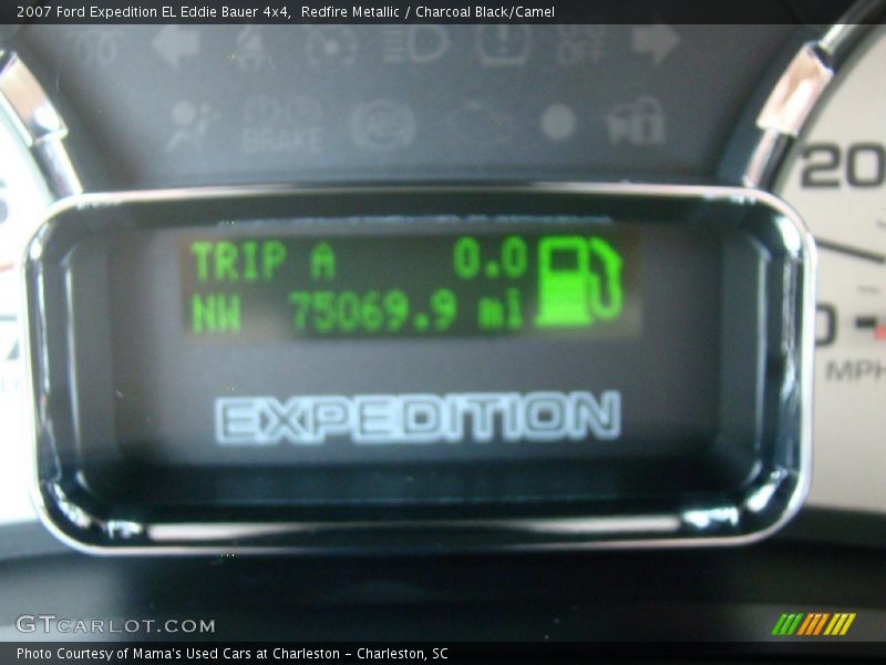 Redfire Metallic / Charcoal Black/Camel 2007 Ford Expedition EL Eddie Bauer 4x4