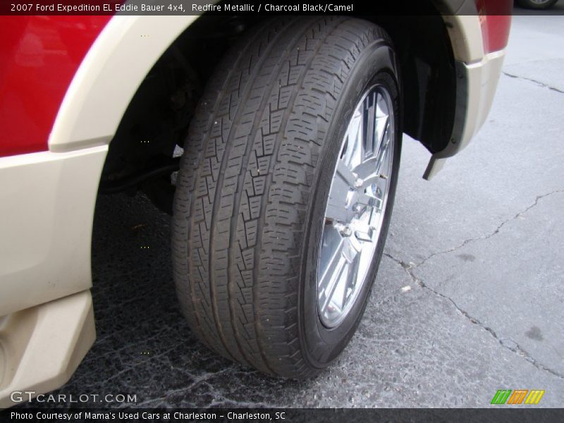 Redfire Metallic / Charcoal Black/Camel 2007 Ford Expedition EL Eddie Bauer 4x4
