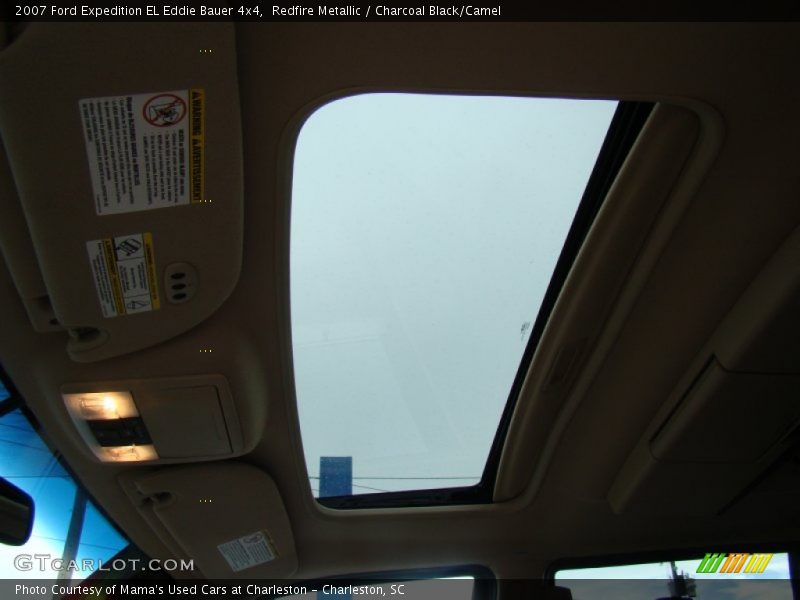 Redfire Metallic / Charcoal Black/Camel 2007 Ford Expedition EL Eddie Bauer 4x4