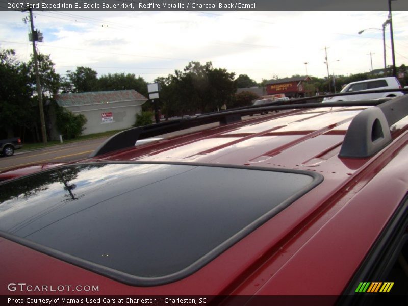 Redfire Metallic / Charcoal Black/Camel 2007 Ford Expedition EL Eddie Bauer 4x4