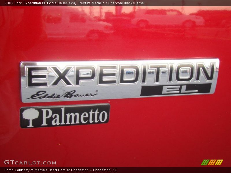 Redfire Metallic / Charcoal Black/Camel 2007 Ford Expedition EL Eddie Bauer 4x4