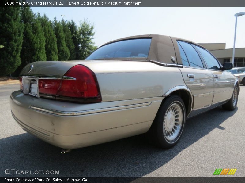 Harvest Gold Metallic / Medium Parchment 2000 Mercury Grand Marquis LS