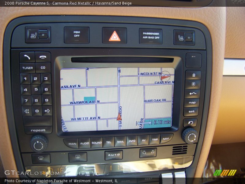 Carmona Red Metallic / Havanna/Sand Beige 2008 Porsche Cayenne S