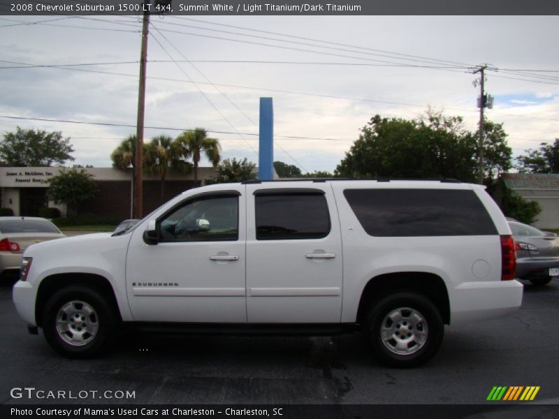 Summit White / Light Titanium/Dark Titanium 2008 Chevrolet Suburban 1500 LT 4x4