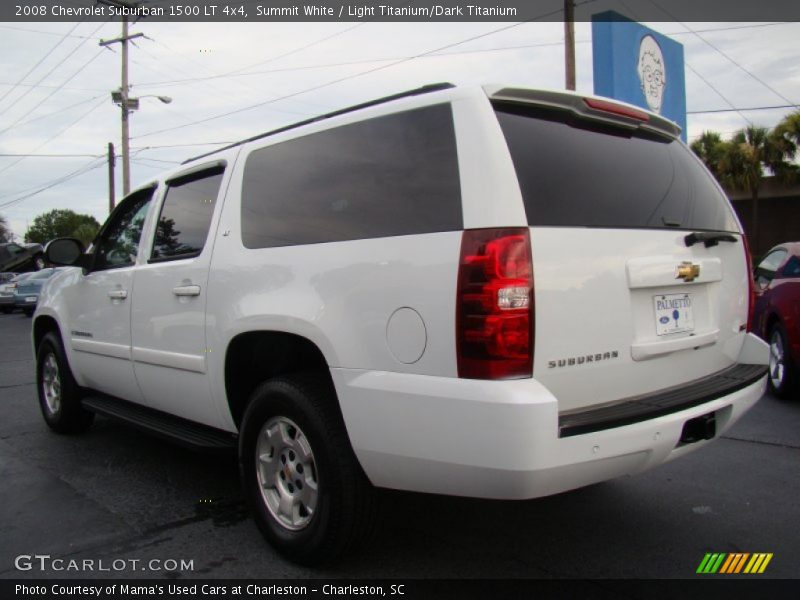 Summit White / Light Titanium/Dark Titanium 2008 Chevrolet Suburban 1500 LT 4x4