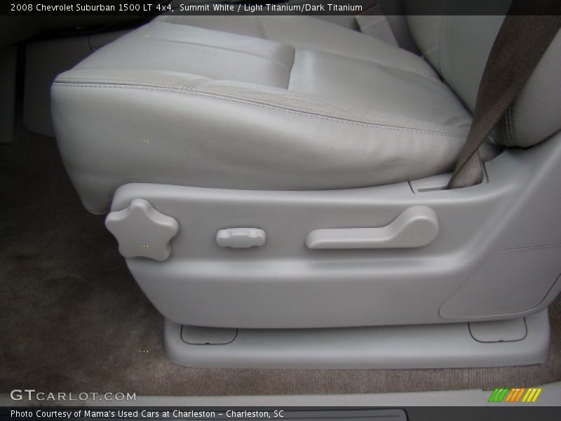 Summit White / Light Titanium/Dark Titanium 2008 Chevrolet Suburban 1500 LT 4x4