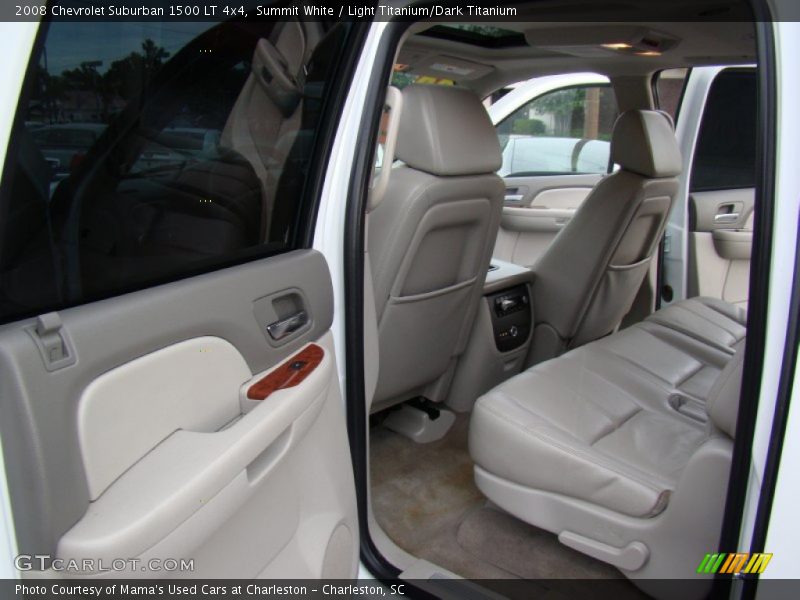 Summit White / Light Titanium/Dark Titanium 2008 Chevrolet Suburban 1500 LT 4x4