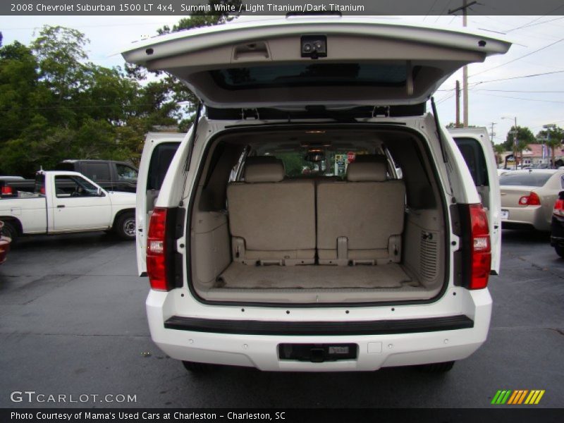 Summit White / Light Titanium/Dark Titanium 2008 Chevrolet Suburban 1500 LT 4x4