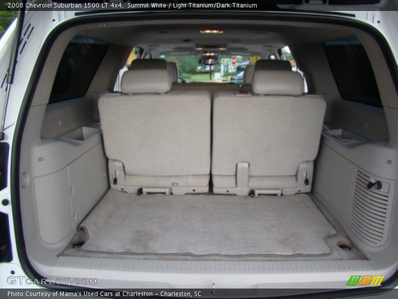 Summit White / Light Titanium/Dark Titanium 2008 Chevrolet Suburban 1500 LT 4x4