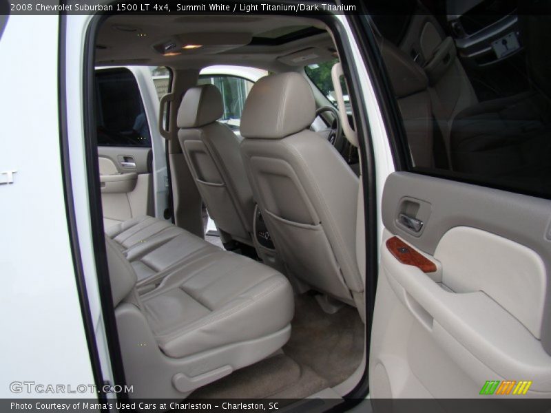 Summit White / Light Titanium/Dark Titanium 2008 Chevrolet Suburban 1500 LT 4x4