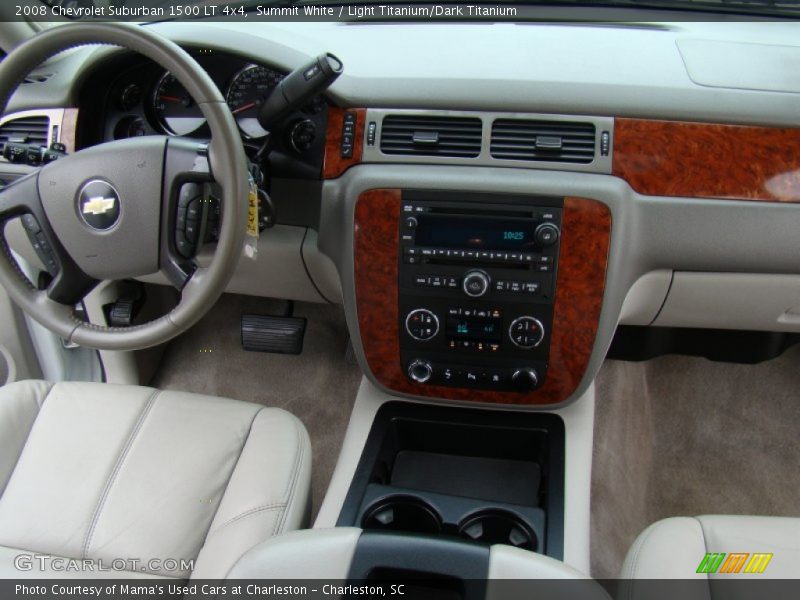 Summit White / Light Titanium/Dark Titanium 2008 Chevrolet Suburban 1500 LT 4x4