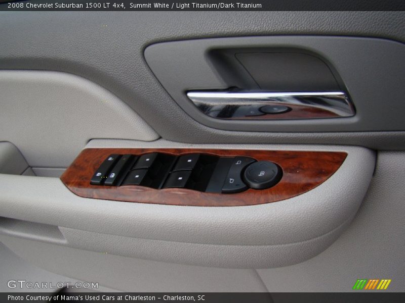Summit White / Light Titanium/Dark Titanium 2008 Chevrolet Suburban 1500 LT 4x4